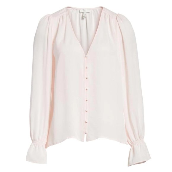 ✨HOST PICK✨ Joie Bolona Silk Blouse - Rosewater - Picture 2 of 9